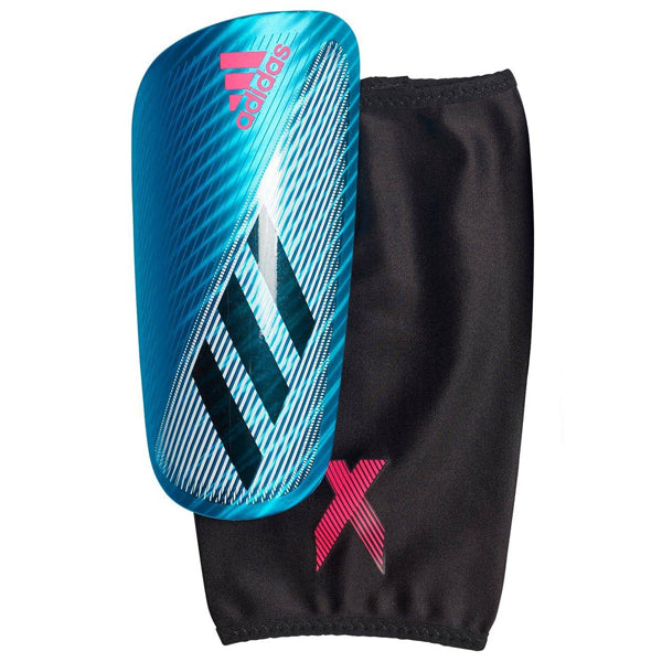 adidas X Pro Shin Guards Bright Cyan/Black/Shock Pink