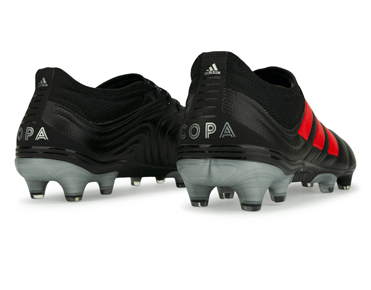 adidas Men's Copa 19.1 FG Core Black/Hi-Res Red/Silver Metallic