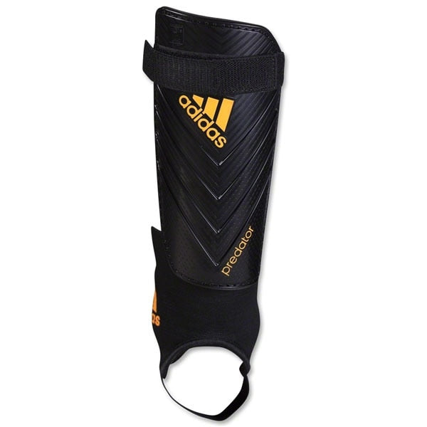 adidas Predator Club Shin Guards Black/Solar Gold