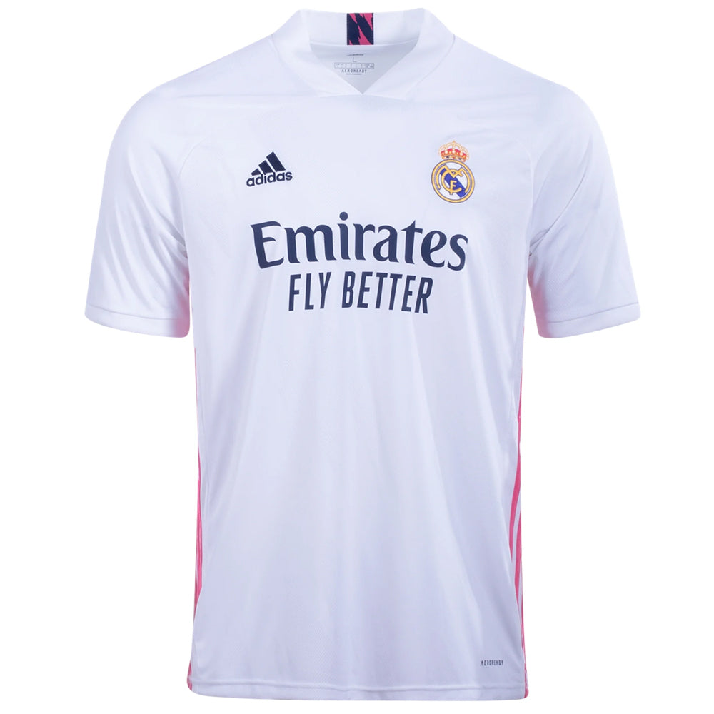 adidas Kids Real Madrid 20/21 Home Jersey White