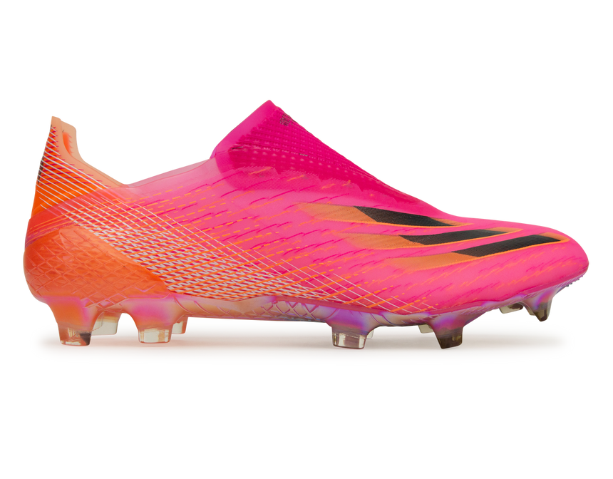 adidas Men's X Ghosted+ FG Pink/Orange Front