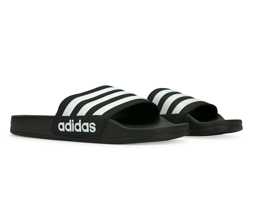 adidas Kids Adilette Shower Slides Black/White Together