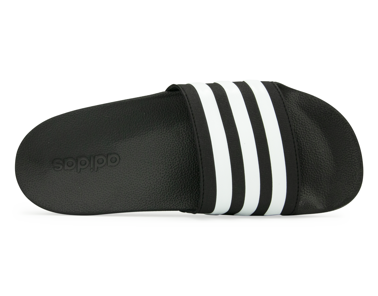 adidas Kids Adilette Shower Slides Black/White Sole