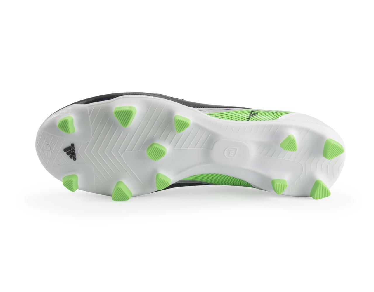 adidas Men's F30 TRX FG Leather Black/Running White/Green Zest