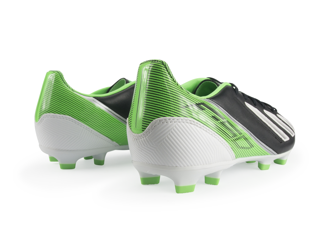 adidas Men's F30 TRX FG Leather Black/Running White/Green Zest