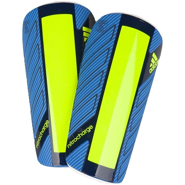 adidas Nitro Charge Shin Guards Yellow/Blue/Black