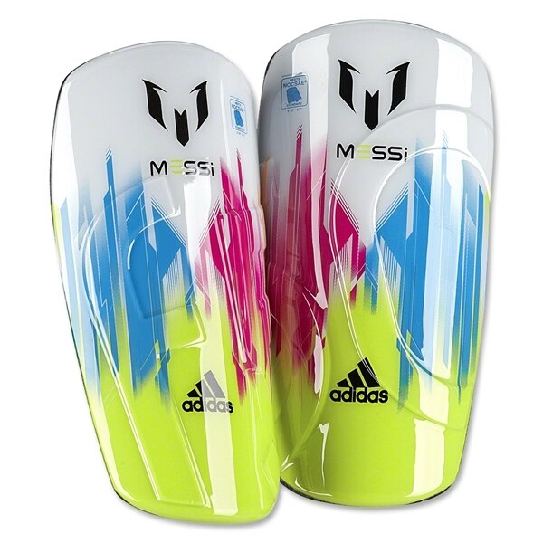 adidas Messi F50 Pro Lite Shin Guards White/Solar Blue