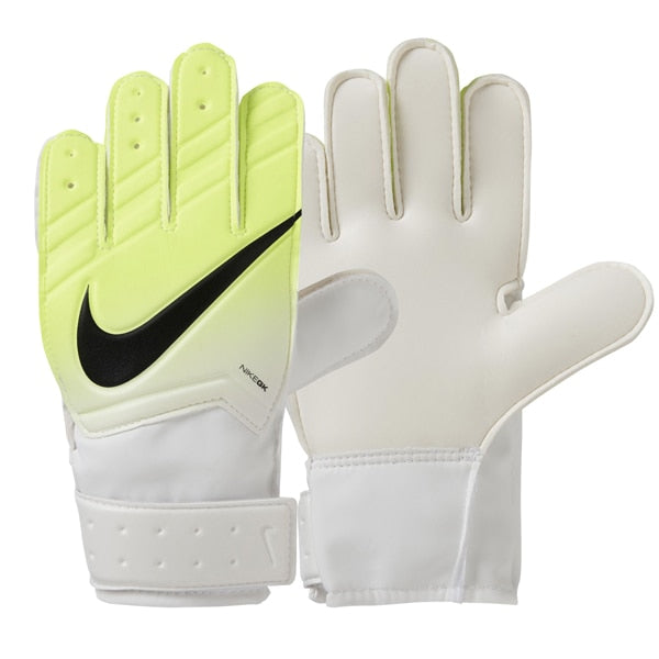 Nike Kids Match Goalkeeper Gloves White/Volt/Black