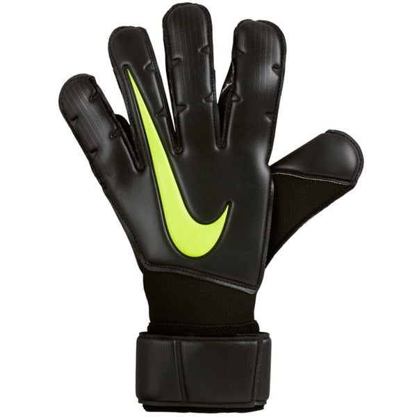 Nike Men's Vapor Grip 3 Goalkeeper Gloves Black/Volt