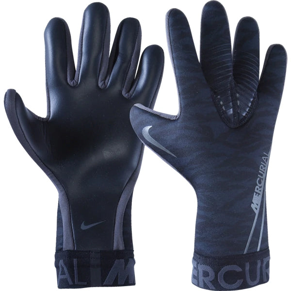 Nike Men's Mercurial Touch Victory Goalkeeper Gloves Black/Anthracite/Metallic Silver