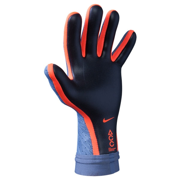 Nike Men's Mercurial Touch Elite Goalkeeper Gloves Armory Blue/Metallic Silver/Black