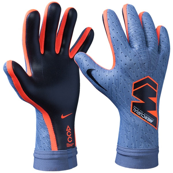 Nike Men's Mercurial Touch Elite Goalkeeper Gloves Armory Blue/Metallic Silver/Black
