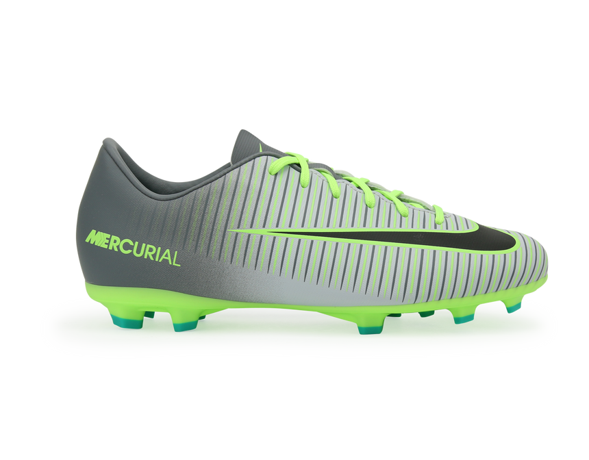 Nike Men's Mercurial Victory VI FG PurePlatinum/Black/Ghost Green