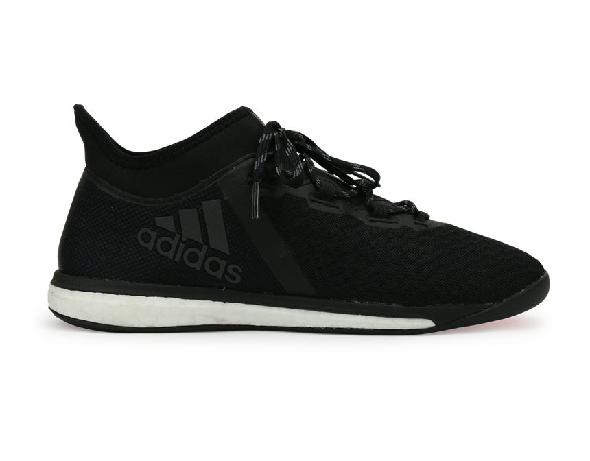 adidas Men's X 16.1 Street Indoor Soccer Shoes Core Black/Solar Red
