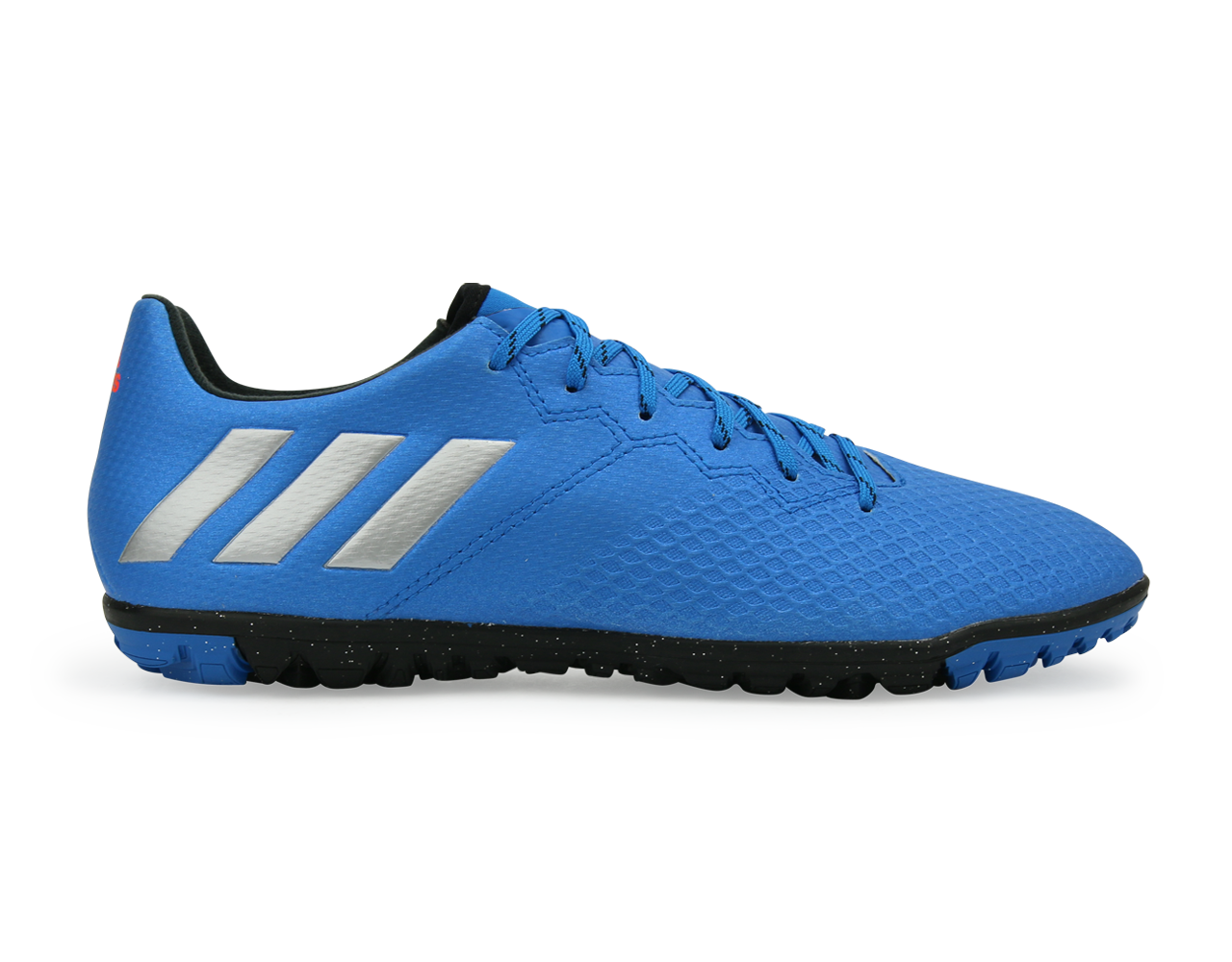 adidas Men's Messi 16.3 Turf Soccer Shoes Sho Blue/Metalic Silver