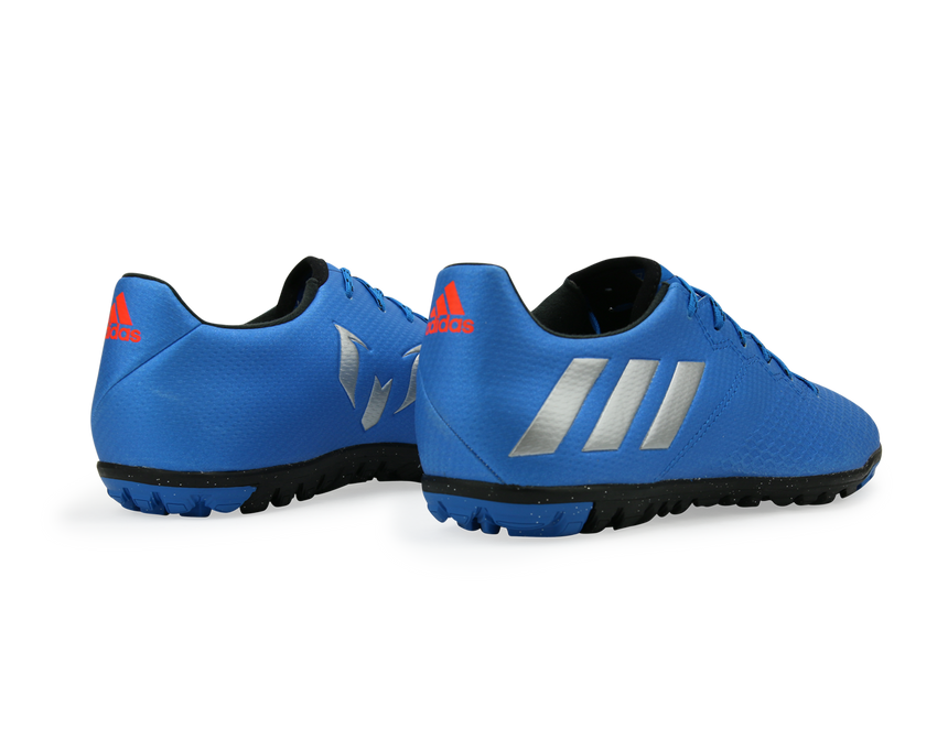 adidas Men's Messi 16.3 Turf Soccer Shoes Sho Blue/Metalic Silver