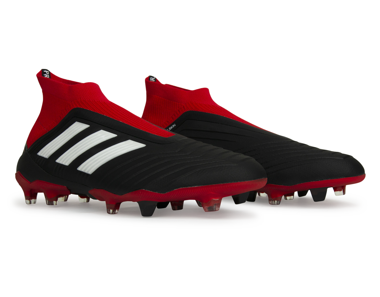 adidas Men's Predator 18+ FG Core Black/White