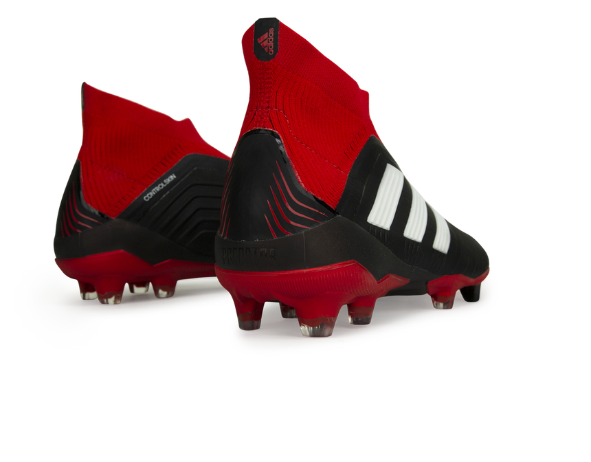 adidas Men's Predator 18+ FG Core Black/White