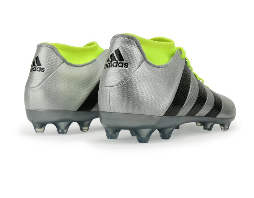 adidas Men's ACE 16.2 Primemesh FG/AG Silver Metalic/Core Black/Solar Yellow