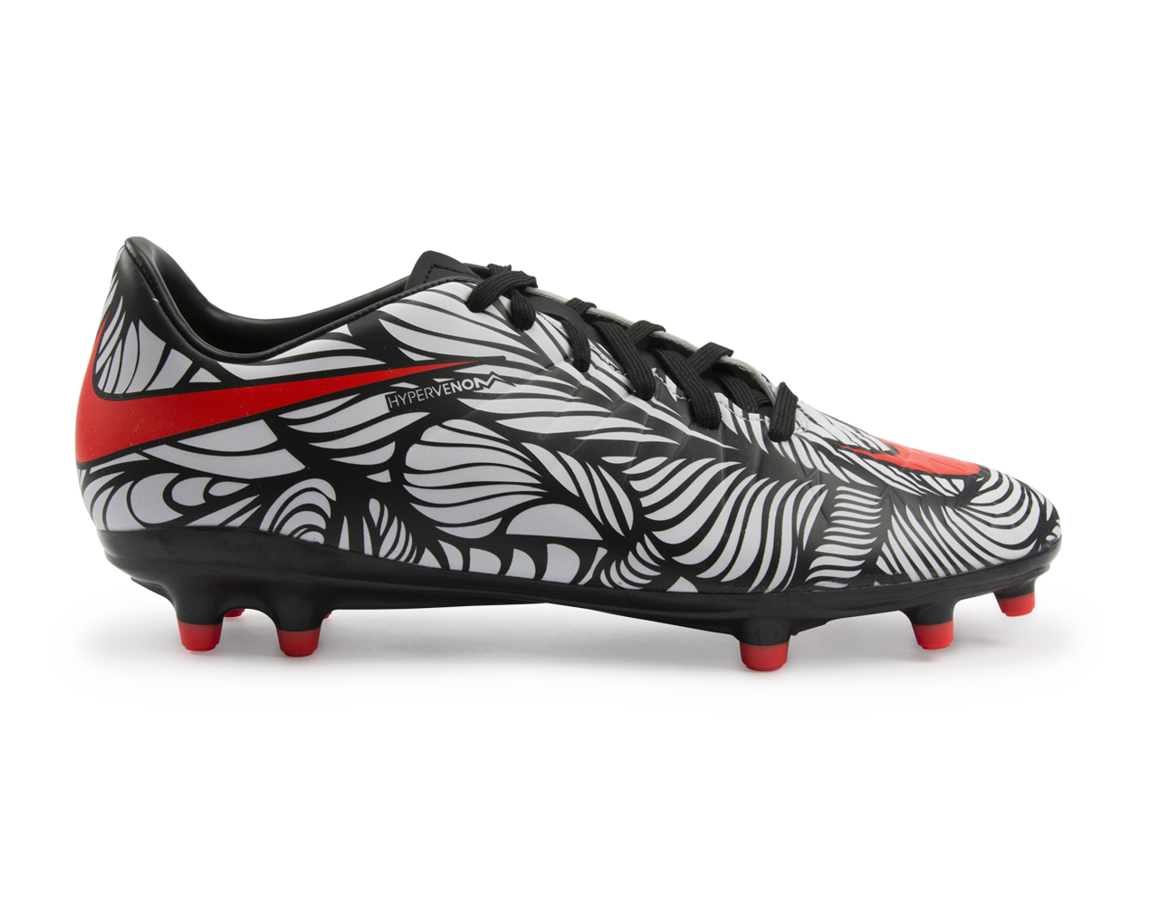 Nike Men's Hypervenom Phelon FG Black/Bright Crimson/White
