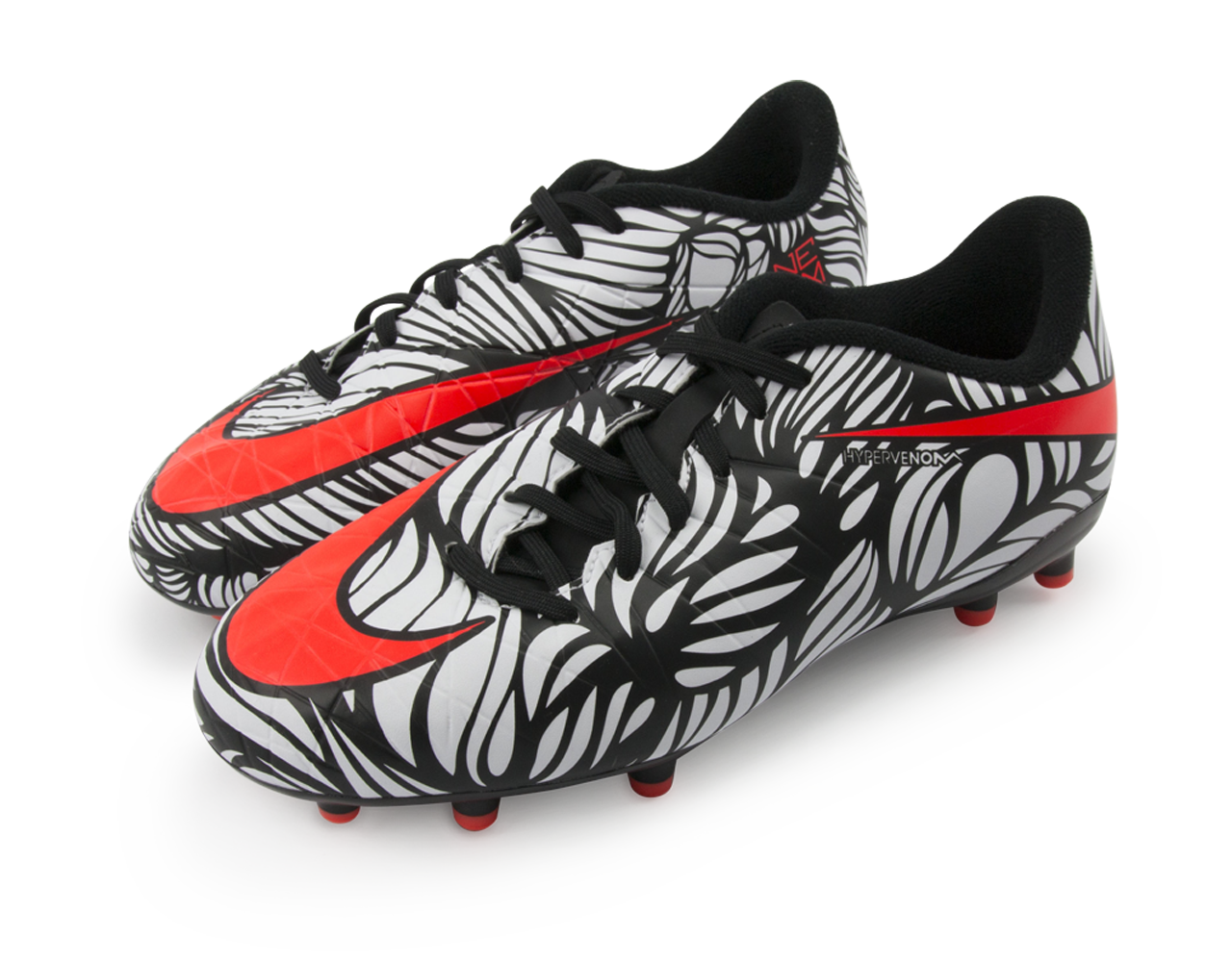 Nike Men's Hypervenom Phelon FG Black/Bright Crimson/White