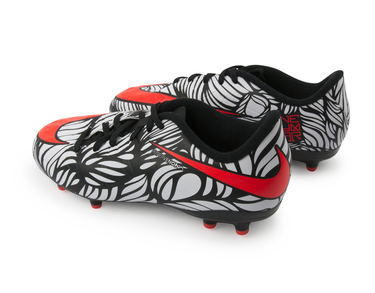 Nike Men's Hypervenom Phelon FG Black/Bright Crimson/White