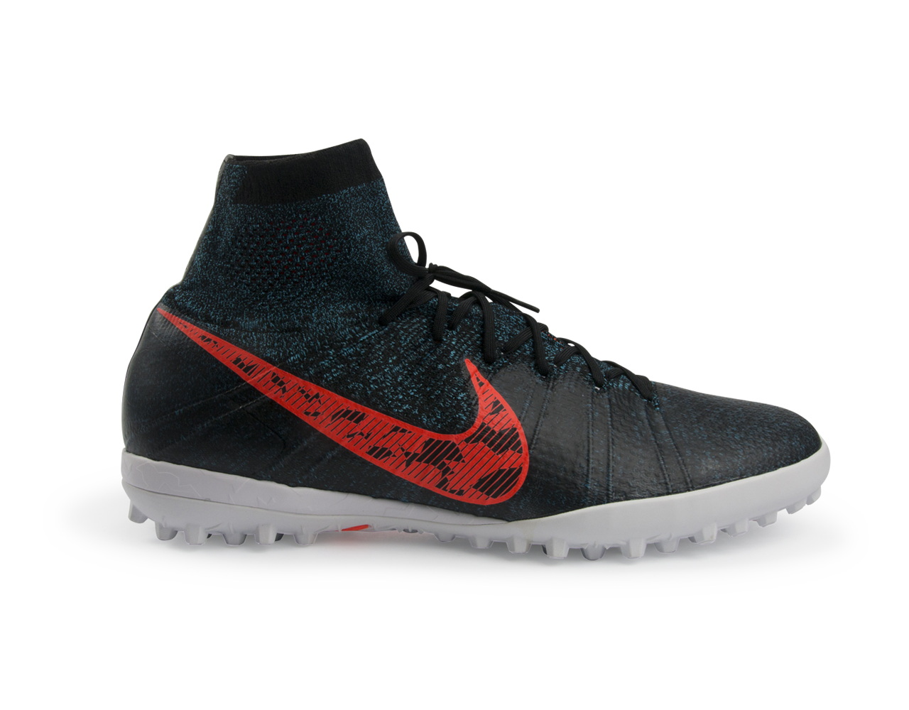 Nike Men's Elastico Superfly Turf Soccer Shoes Black/Total Crimson/Total Crimson