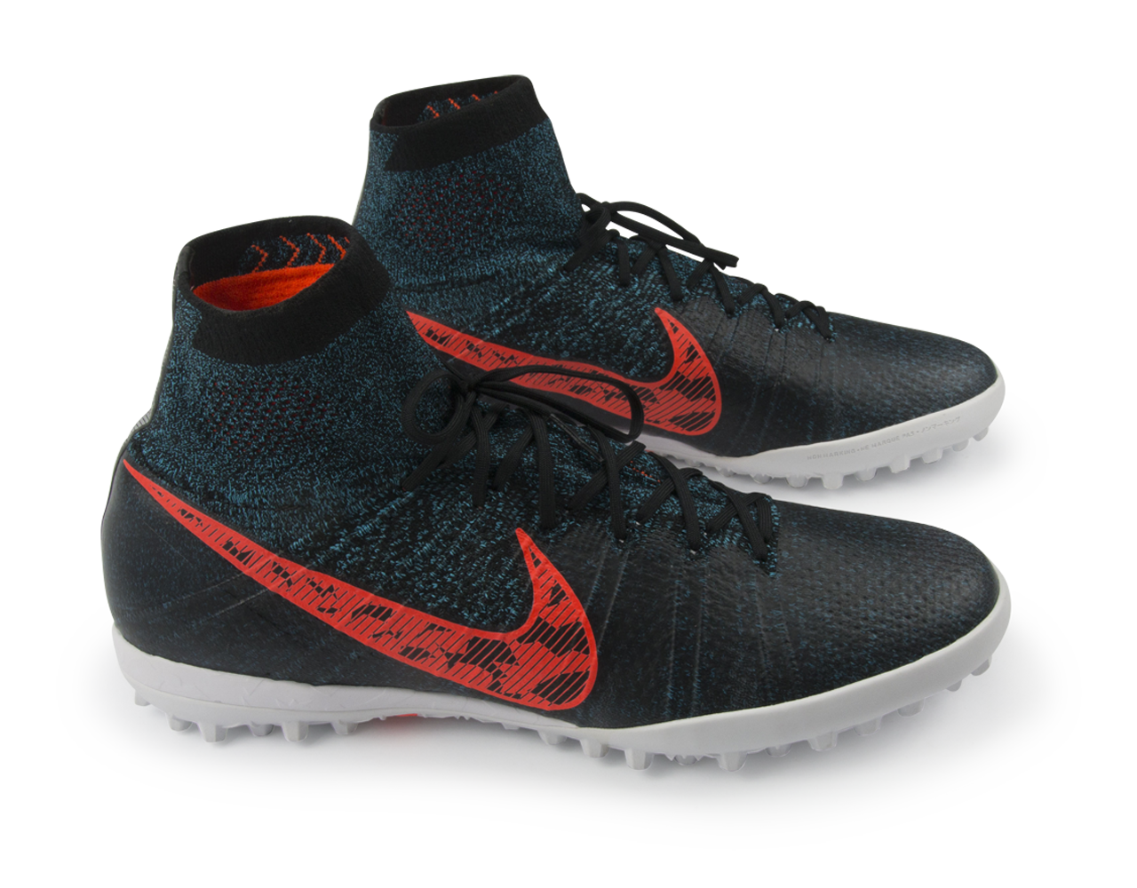 Nike Men's Elastico Superfly Turf Soccer Shoes Black/Total Crimson/Total Crimson