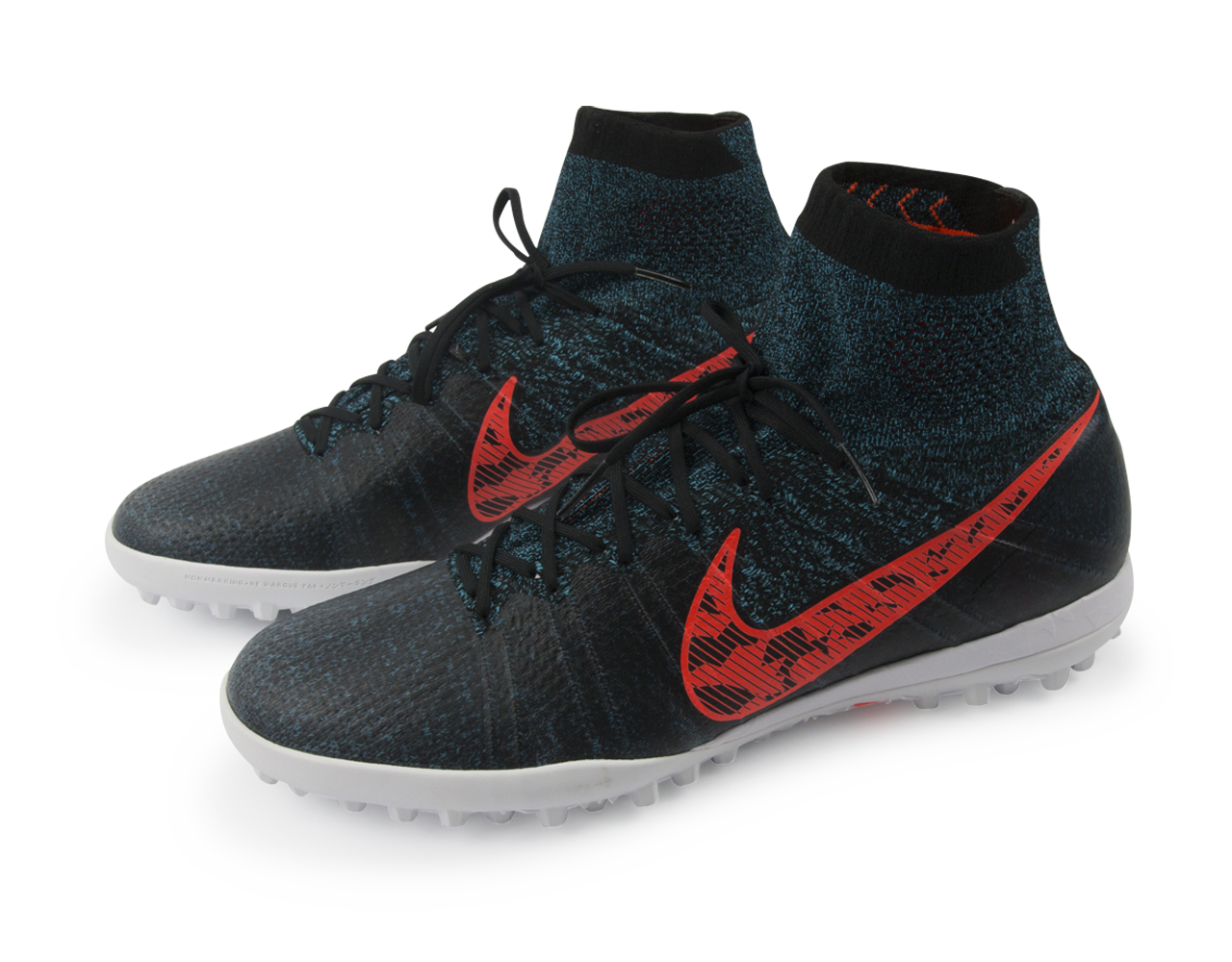 Nike Men's Elastico Superfly Turf Soccer Shoes Black/Total Crimson/Total Crimson