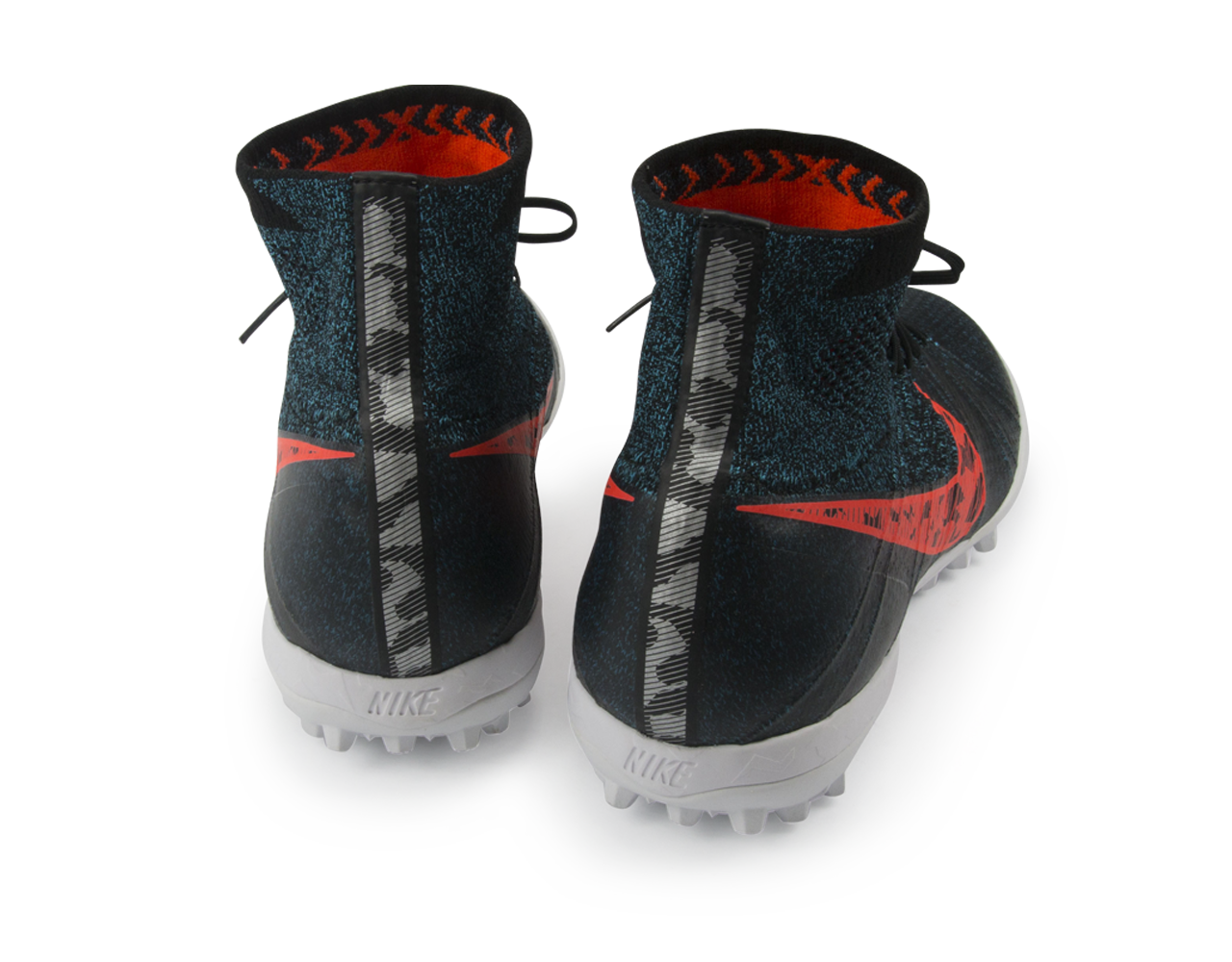 Nike Men's Elastico Superfly Turf Soccer Shoes Black/Total Crimson/Total Crimson
