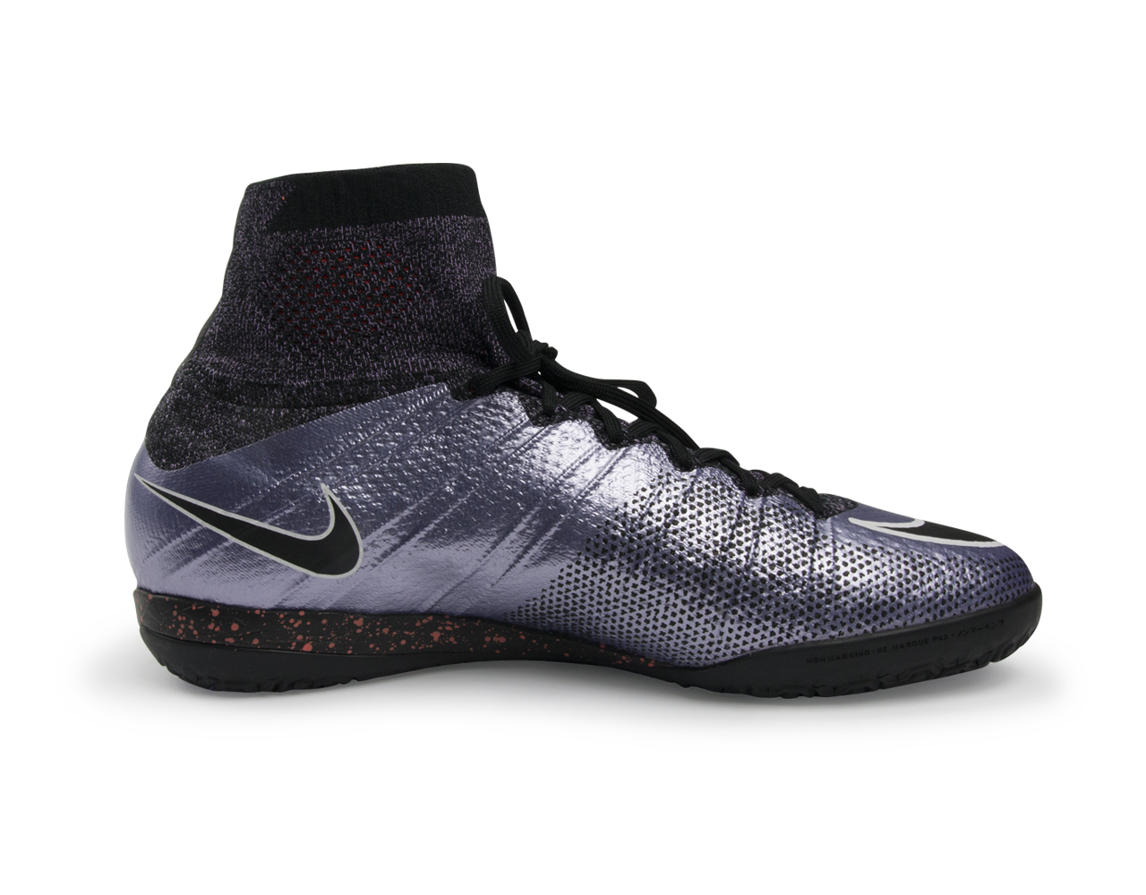 Nike Men's MercurialX Proximo Indoor Soccer Shoes Urban Lilac/Bright Mango/Black