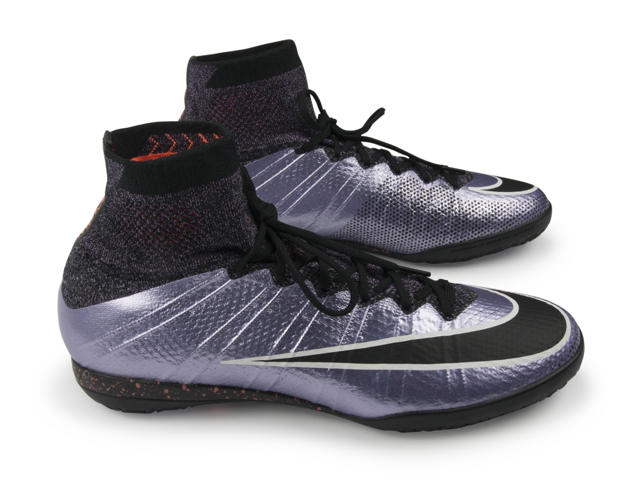 Nike Men's MercurialX Proximo Indoor Soccer Shoes Urban Lilac/Bright Mango/Black
