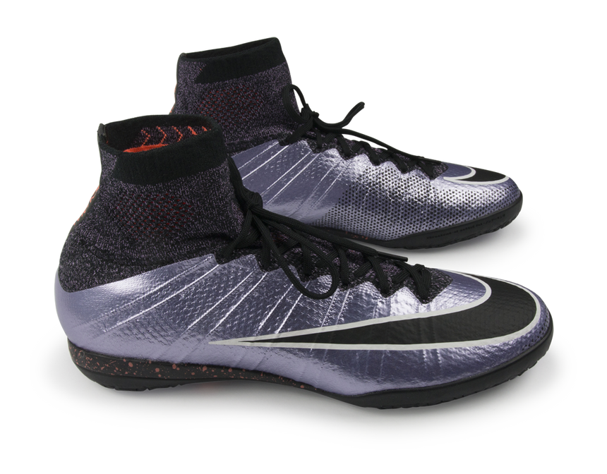 Nike Men's MercurialX Proximo Indoor Soccer Shoes Urban Lilac/Bright Mango/Black