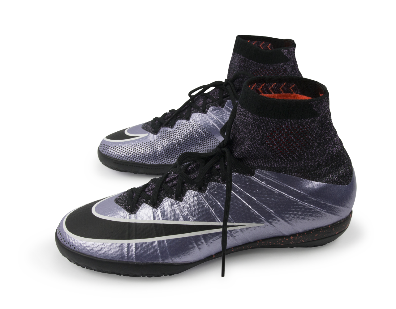 Nike Men's MercurialX Proximo Indoor Soccer Shoes Urban Lilac/Bright Mango/Black