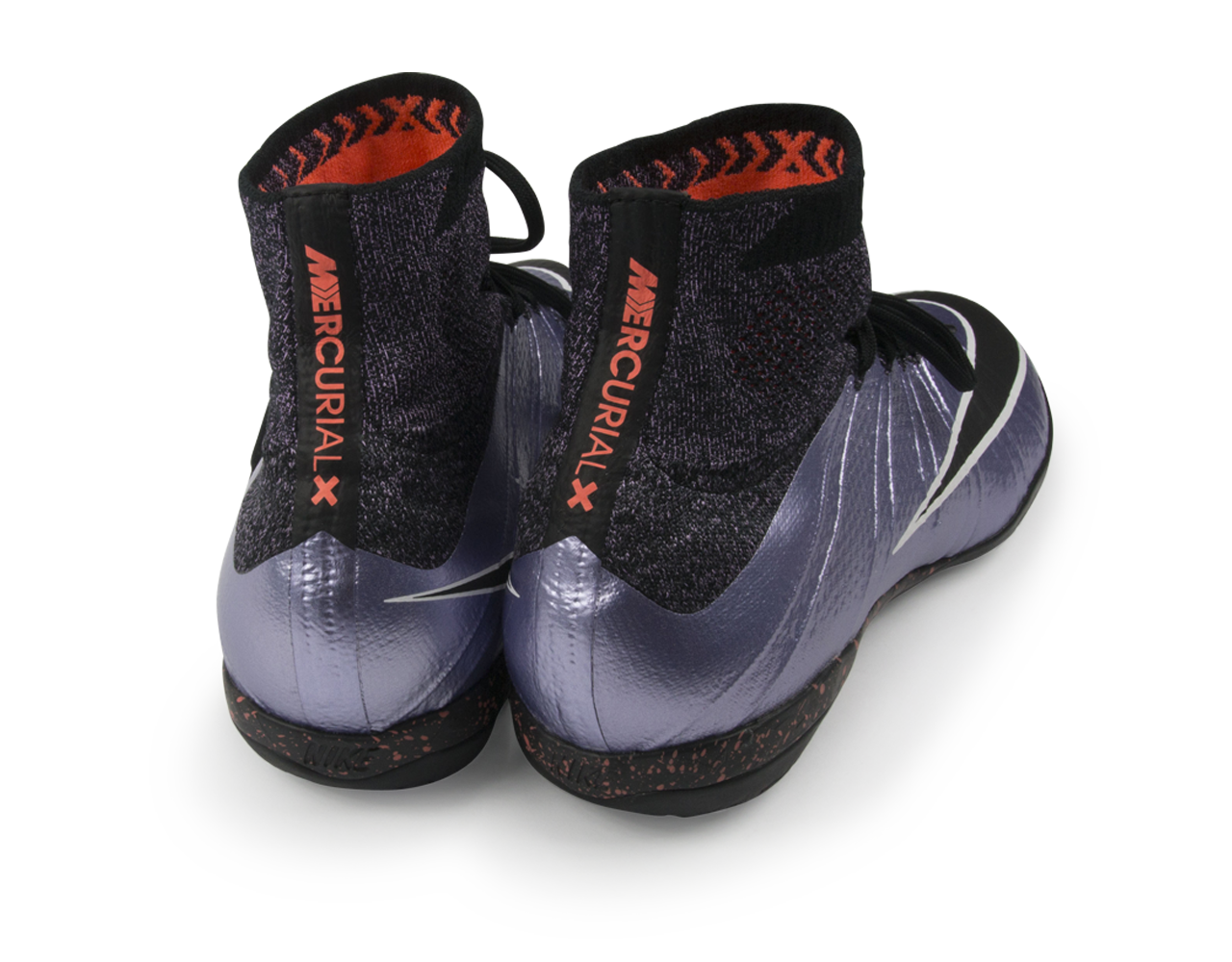Nike Men's MercurialX Proximo Indoor Soccer Shoes Urban Lilac/Bright Mango/Black