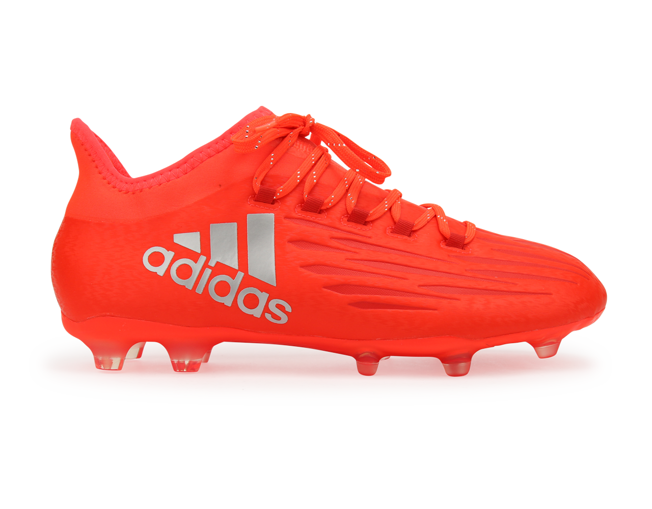 adidas Men's X 16.2 FG/AG Solar Red/Metalic Silver