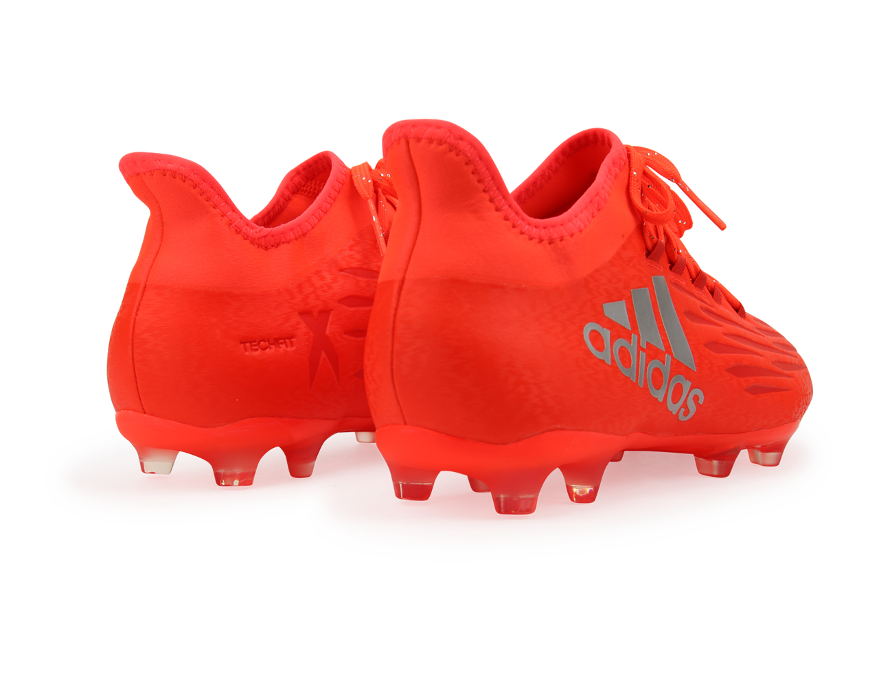 adidas Men's X 16.2 FG/AG Solar Red/Metalic Silver