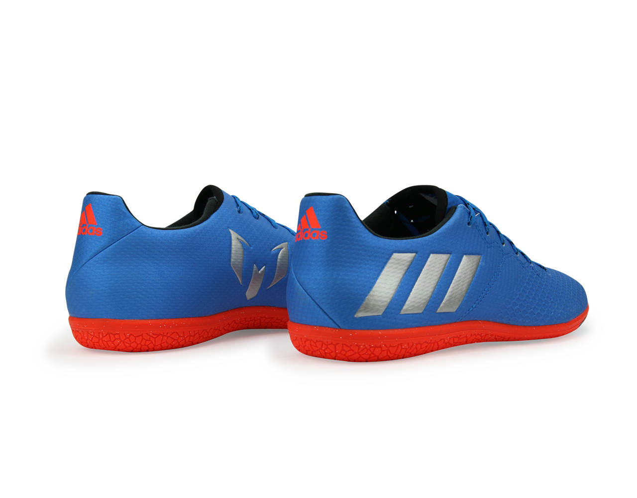 adidas Men's Messi 16.3 Indoor Soccer Shoes Sho Blue/Metalic Silver
