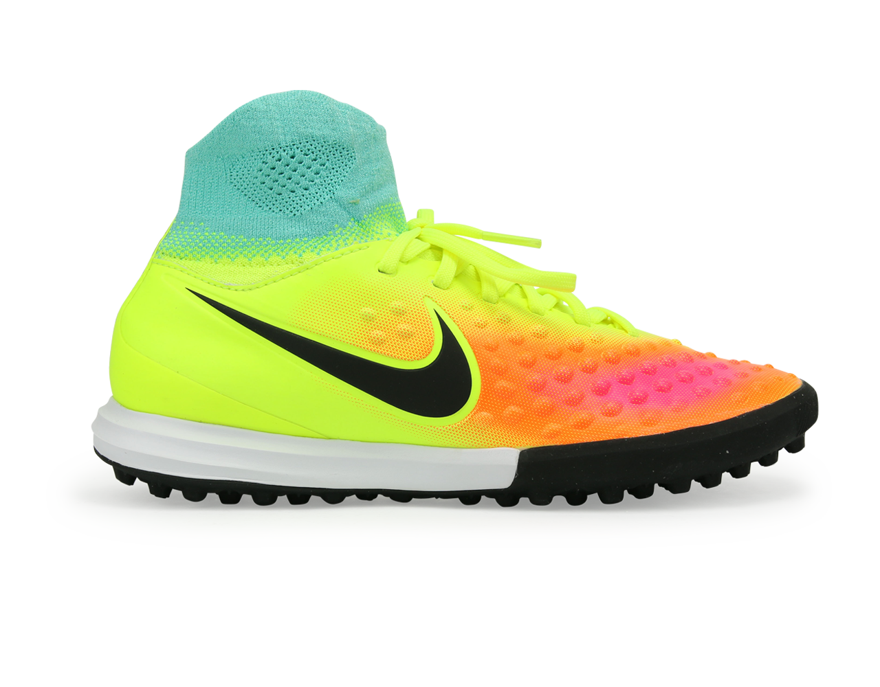Nike Kids MagistaX Proximo Turf Soccer Shoes Volt/Black/Total Orange