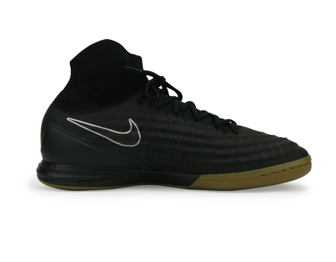 Nike Men's MagistaX Proximo II Indoor Soccer Shoes Black/Gum Light Brown