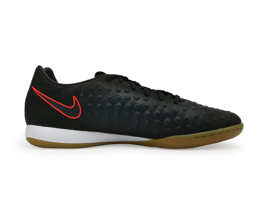 Nike Men's MagistaX Onda II Indoor Soccer Shoes Black/Total Crimson