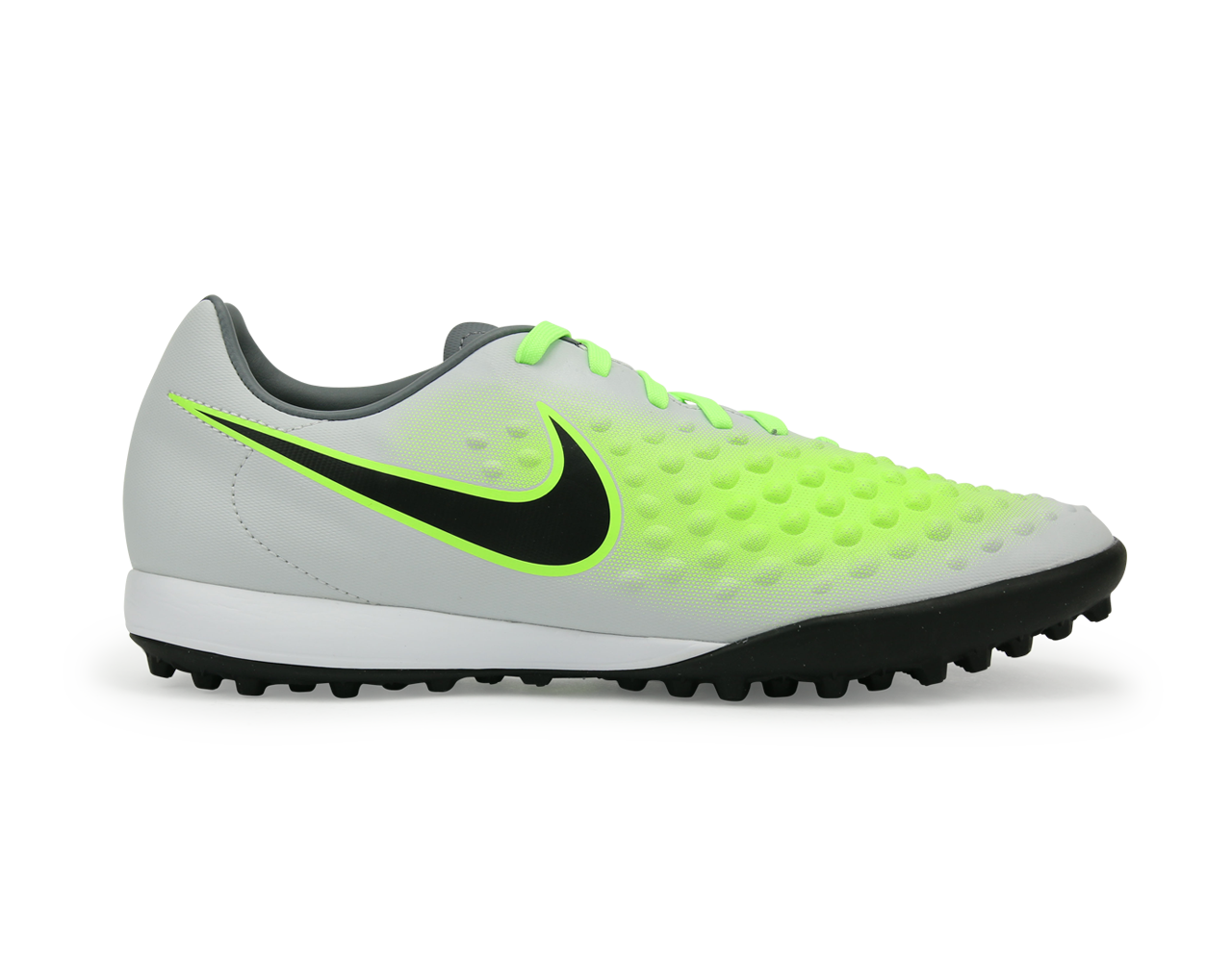 Nike Men's MagistaX Onda II Turf Soccer Shoes Pure Platinum/Black/Ghost Green