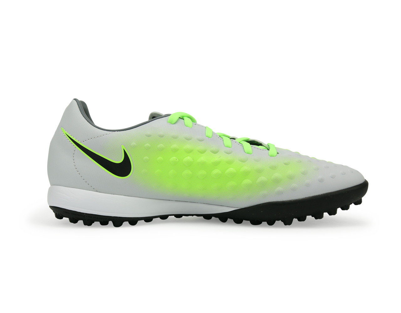 Nike Men's MagistaX Onda II Turf Soccer Shoes Pure Platinum/Black/Ghost Green