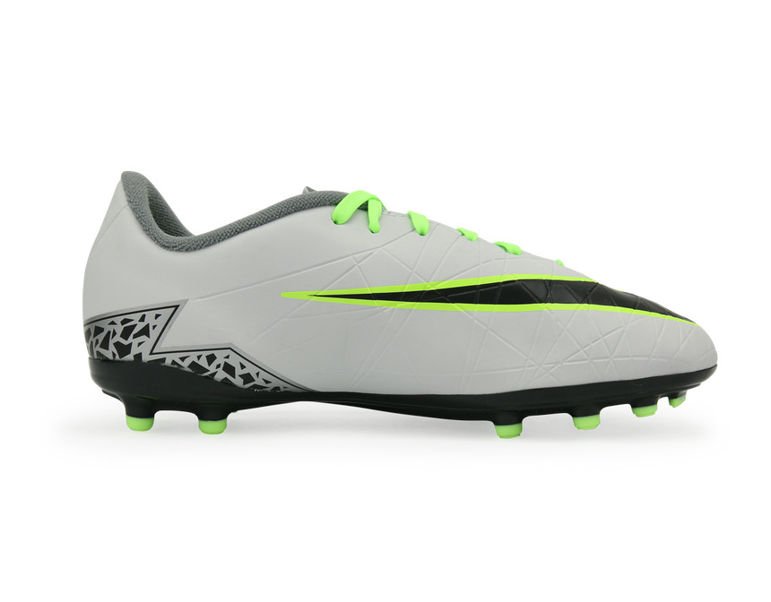 Nike Kids Hypervenom Phelon II FG Pure Platinum/Black/Ghost Green