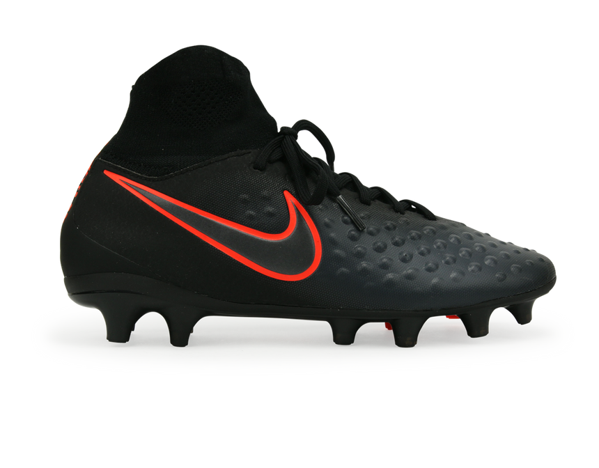 Nike Kids Magista Obra II FG Black/Total Crimson
