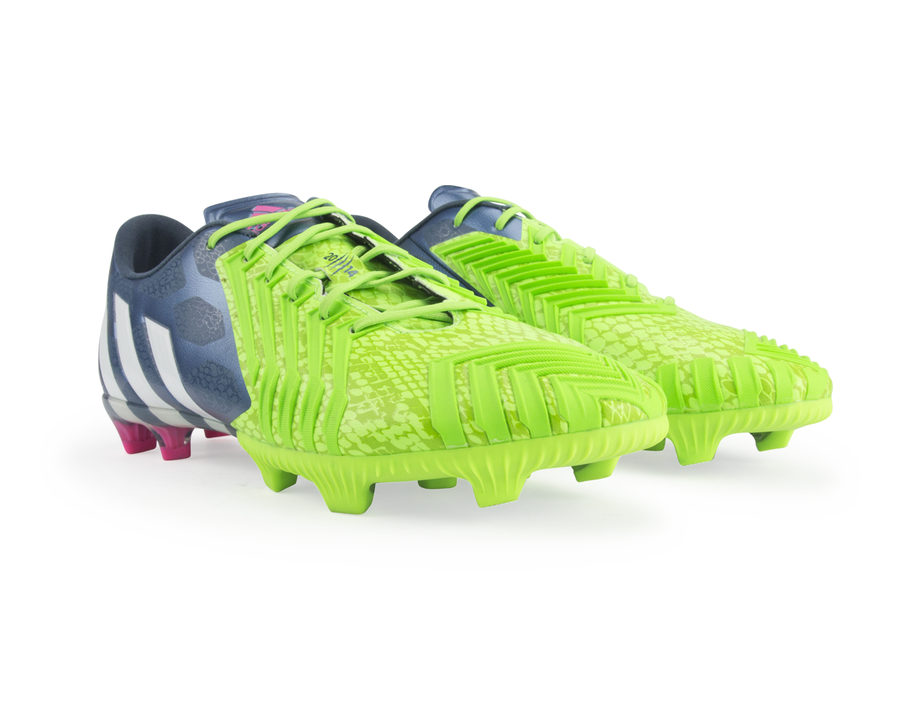 adidas Men's Predator Instinct FG Rich Blue/Running White/Neon Green
