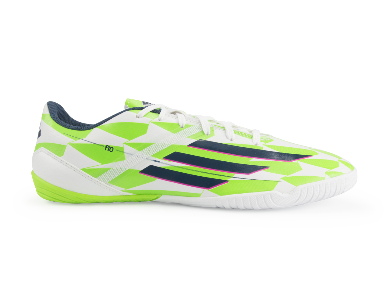 adidas Men's F10 Indoor Soccer Shoes White