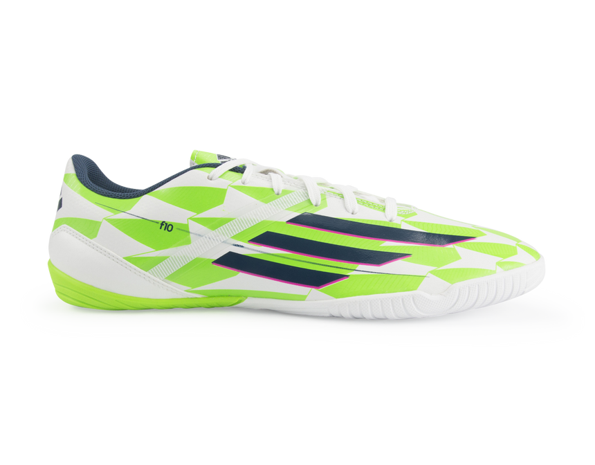 adidas Men's F10 Indoor Soccer Shoes White