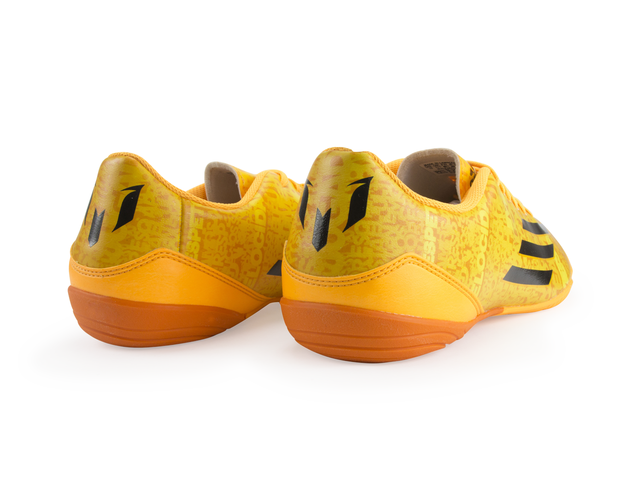 adidas Men's F10 Indoor Soccer Shoes Messi Solar Gold/Black