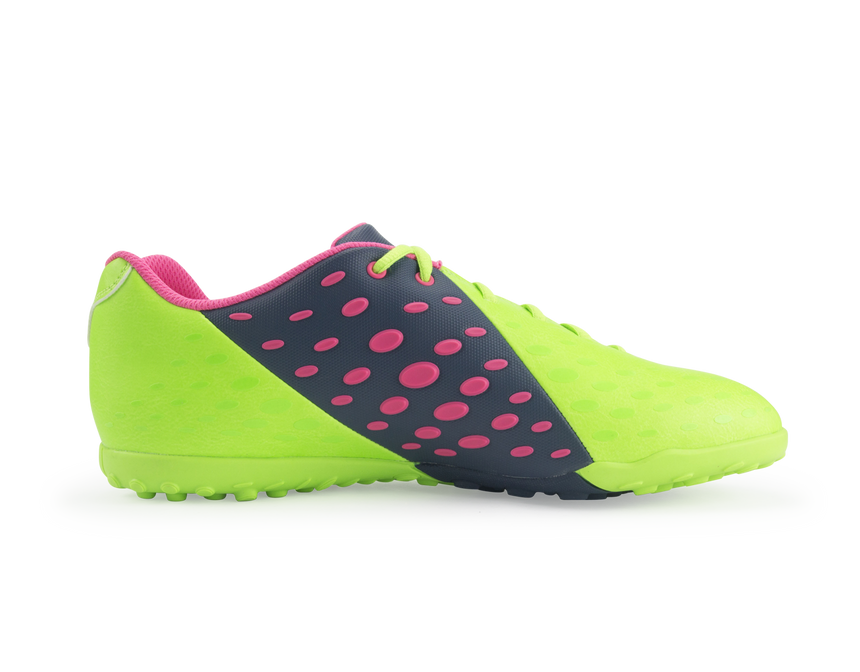 adidas Men's Freefootball X-ite Indoor Soccer Shoes Neon Green/Rich Blue
